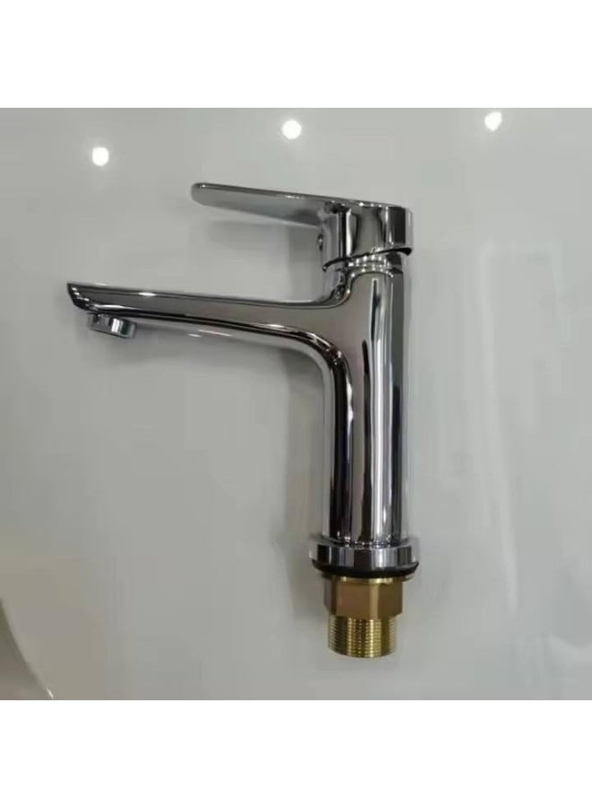 YD Modern Single Handle Bathroom Sink Faucet – Solid Brass Basin Mixer Tap with Smooth Water Flow, Durable Cartridge, Easy Installation, Contemporary Design for Wash Basin Vanity - Image 4